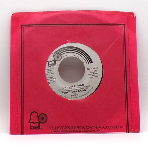Who's in the Strawberry Patch With Sally/Ukelele Man by Tony Orlando and Dawn 45 - Picture 2 of 6